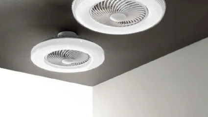 Lampade da parete con ventilatore Aliseo e Foehn di FAN Europe