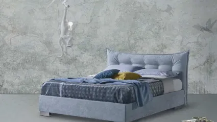 Letto imbottito Selene di Lettissimi