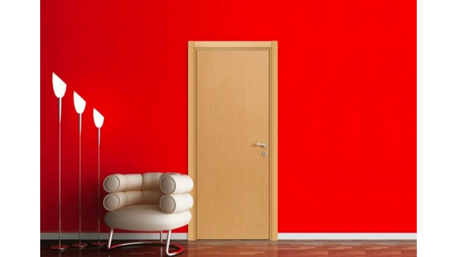 Porta per interni Innova TT in laminato finitura effetto legno di Nusco